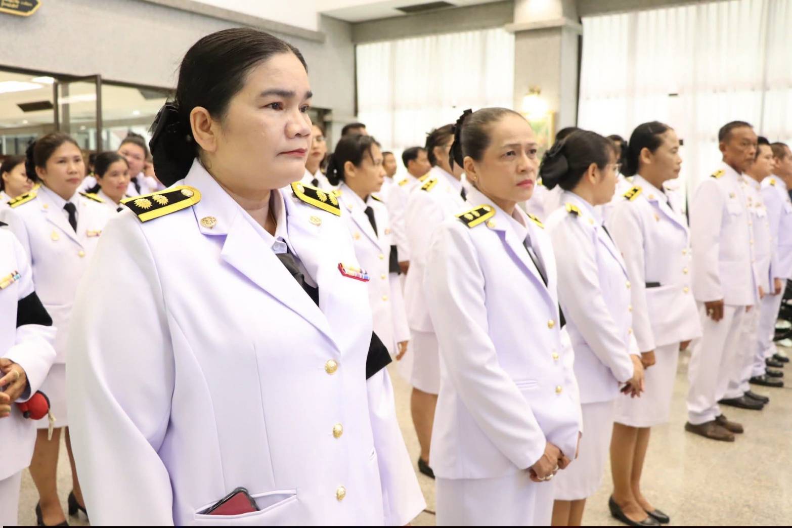 title - ศพส. จัดพิธีลงนามแสดงความอาลัยถวายแด่สมเด็จพระเจ้าลูกเธอ เจ้าฟ้าพัชรกิติยาภา นเรนทิราเทพยวดี กรมหลวงราชสาริณีสิริพัชร มหาวัชรราชธิดา ณ ศาลาพระมิ่งขวัญ ศูนย์ส่งเสริมและพัฒนาอาชีพเสริมนอกภาคการเกษตร (ศูนย์ศิลปาชีพบางไทรฯ (เดิม))